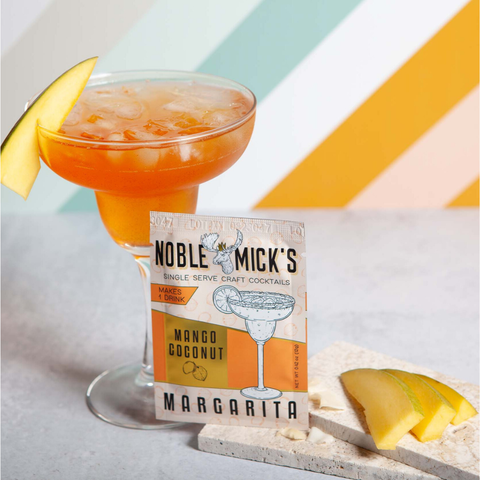 Noble Mick's Single Serve Craft Cocktail - Mango Coconut Margarita