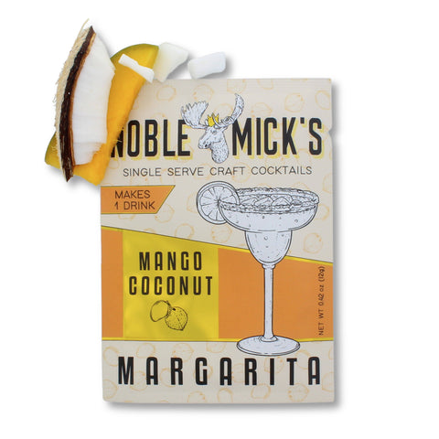 Noble Mick's Single Serve Craft Cocktail - Mango Coconut Margarita