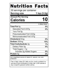 Buffalo Popcorn Seasoning Nutrition Facts