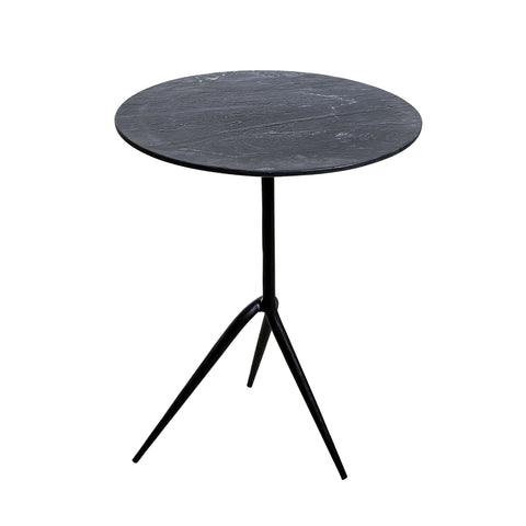 Sperre 18" Accent Table with Lava Marble Top