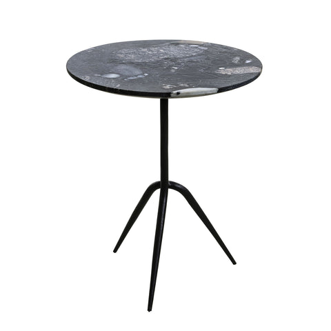 Sperre 18" Accent Table with Norigo Marble Top