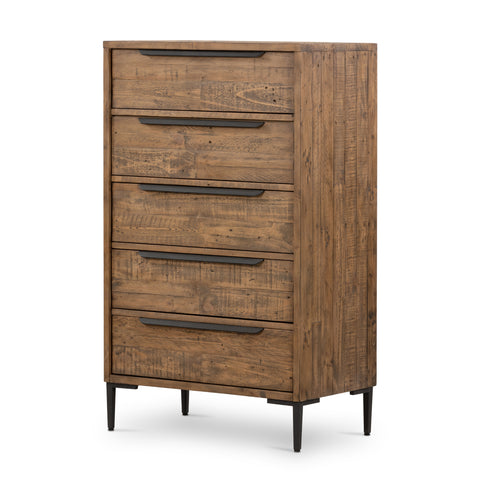 Wyeth 5 Drawer Dresser-Rustic Sandalwood