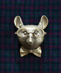 Louie Mouse Eric and Elouise brass wall mount three dimensional
