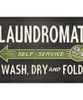 "Laundromat" Vinyl Floorcloth Vinyl Floorcloths