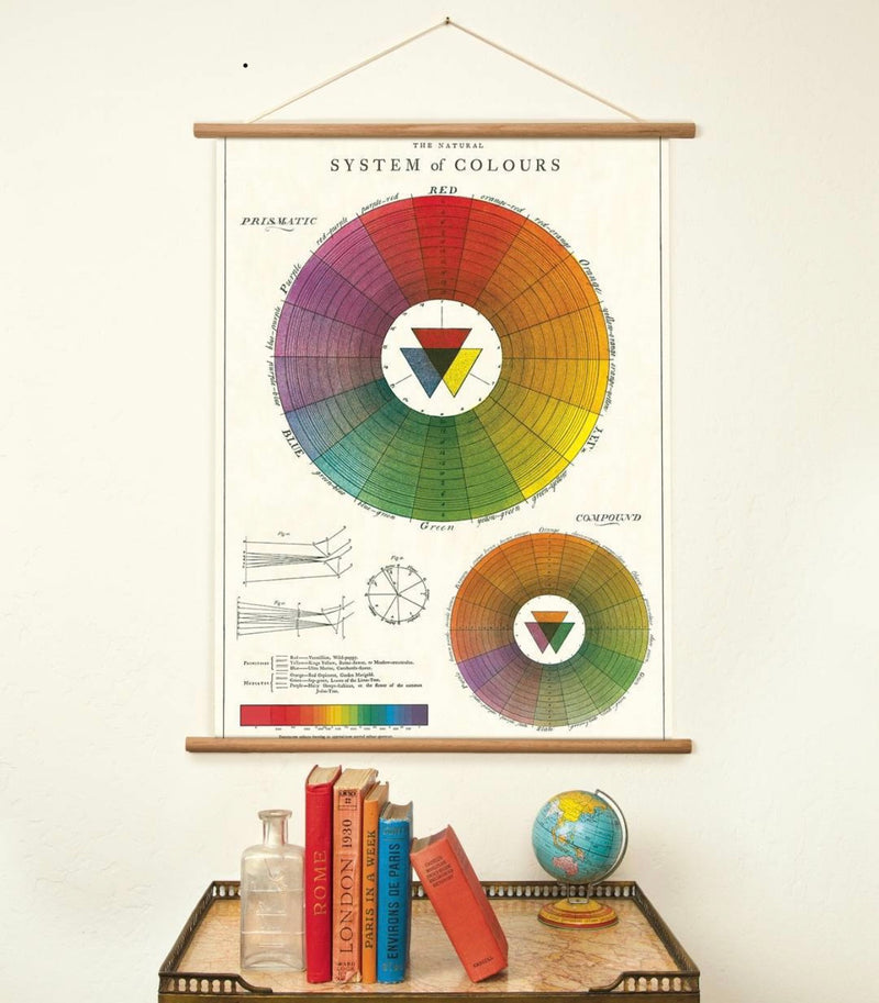 Cavallini Color Wheel Poster – Domaci