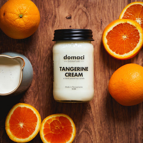 Tangerine Cream Domaci Signature Candle