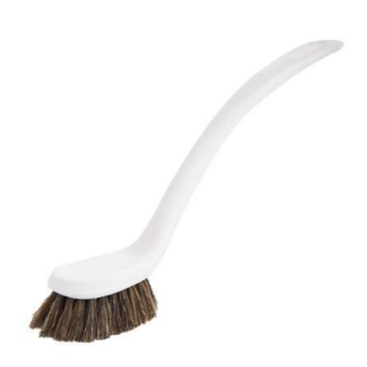 Euro Design Scrub Dish Brush + Plastic + Natural Hair + Ergonomic Handle + PLINT