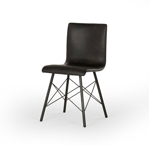 Diaw Dining Chair Distressed Black