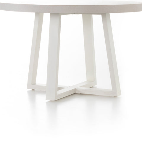 Cyrus Outdoor Round Dining Table - Natural Sand