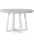 Cyrus Outdoor Round Dining Table - Natural Sand