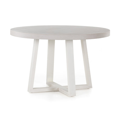 Cyrus Outdoor Round Dining Table - Natural Sand