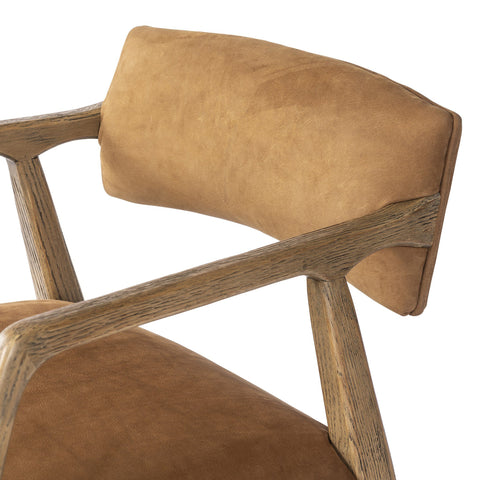 Tyler Armchair - Nubuck Cognac