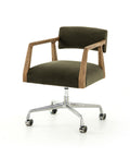 Tyler Desk Chair - Modern Velvet Loden