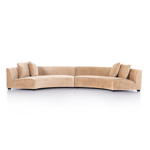 Liam Sectional - Surrey Camel