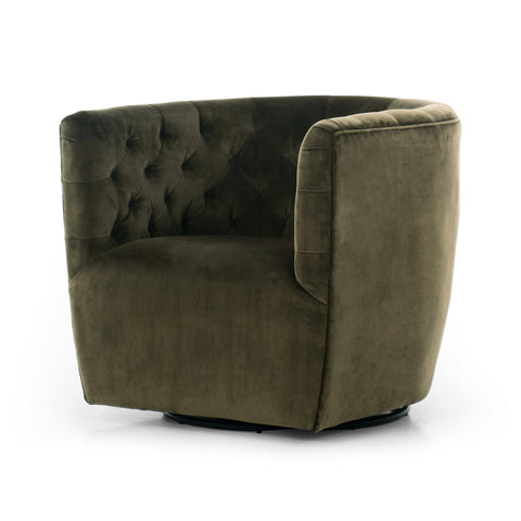 Hanover Swivel Chair - Surrey Olive