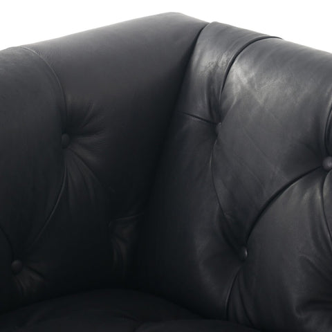 Maxx Leather Sofa 95", Heirloom Black