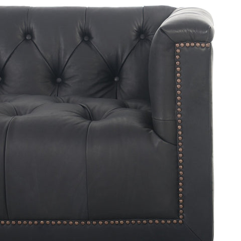 Maxx Leather Sofa 95", Heirloom Black