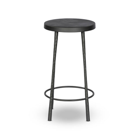 Westwood Counter Stool, Hammered Gunmetal