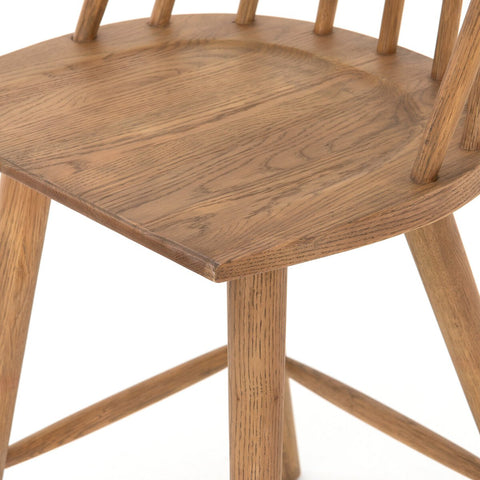 Lewis Windsor Counter Stool, Sandy Oak