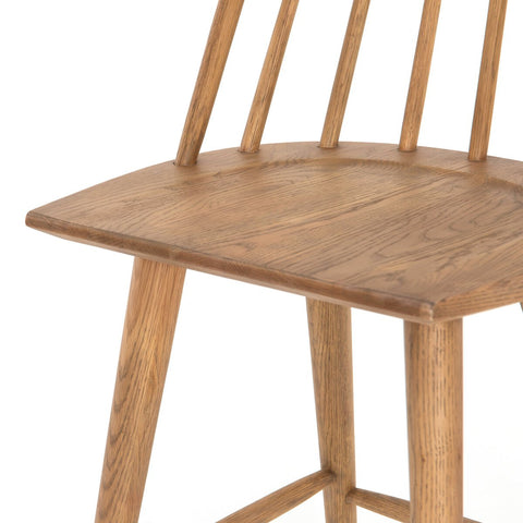 Lewis Windsor Counter Stool, Sandy Oak