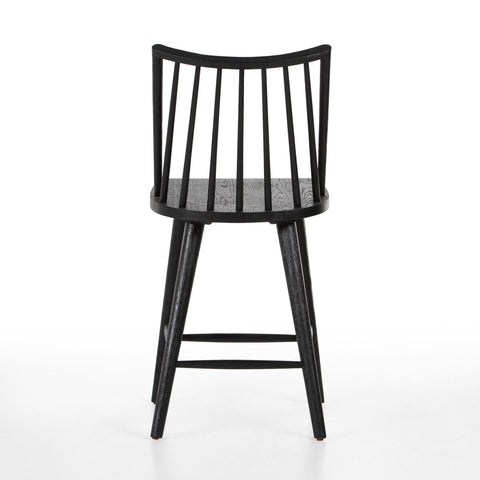 Lewis Windsor Counter Stool, Black Oak