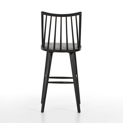 Lewis Windsor Bar Stool, Black Oak