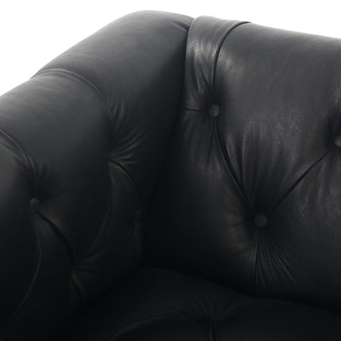 Maxx Leather Sofa 86", Heirloom Black