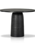 Basil Outdoor Dining Table 42" - Aged Grey