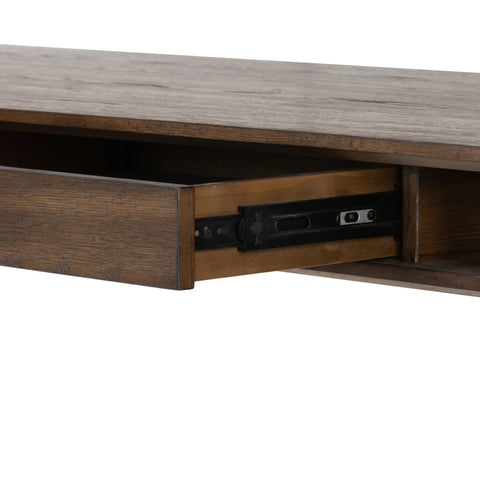 Markia Desk - Aged Oak Veneer