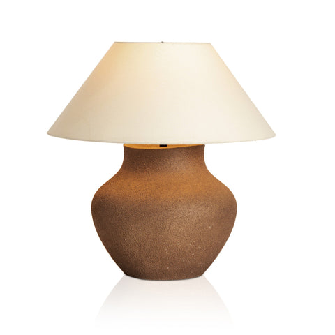 Parma Table Lamp - Textured Dark Sand Porcelain