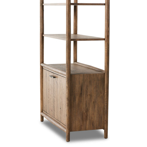 Glenview Bookcase - Weathered Oak