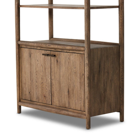 Glenview Bookcase - Weathered Oak