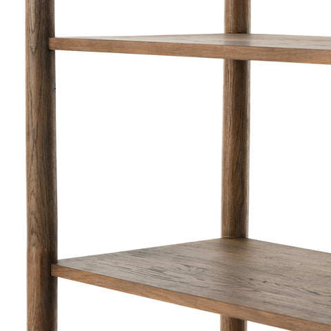 Glenview Bookcase - Weathered Oak