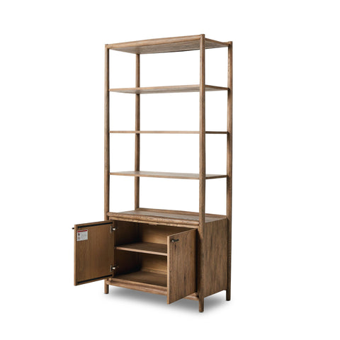 Glenview Bookcase - Weathered Oak