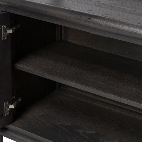 Glenview Bookcase - Smoked Black Oak