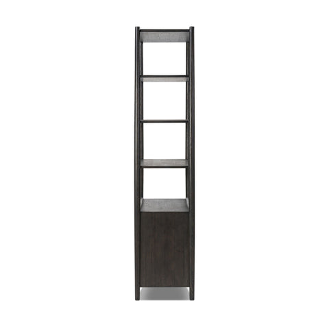 Glenview Bookcase - Smoked Black Oak