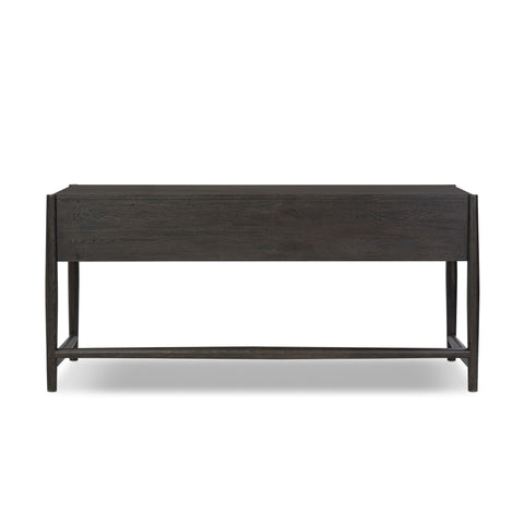 Glenview Desk - Cracked Smoked Black Veneer