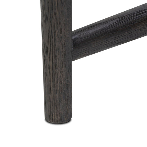 Glenview Desk - Cracked Smoked Black Veneer