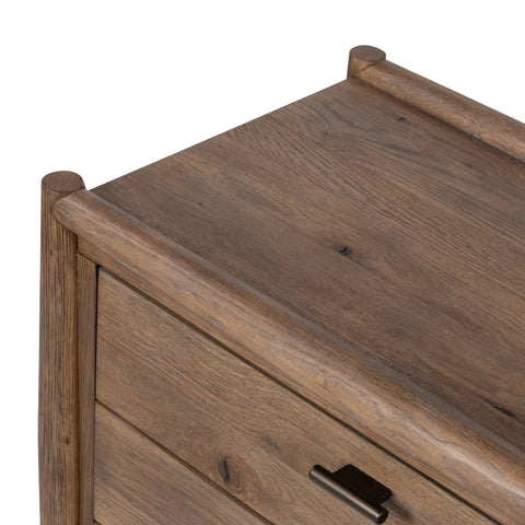 Glenview Nightstand - Weathered Oak Veneer