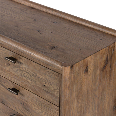 Glenview 9 Drawer Dresser - Weathered Oak Veneer