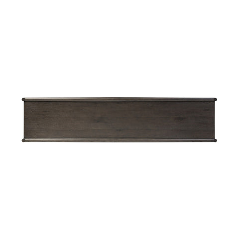 Glenview 9 Drawer Dresser - Cracked Smoked Black Veneer