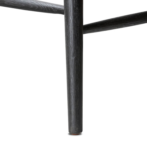 Lewis Windsor Swivel Counter Stool, Black Oak