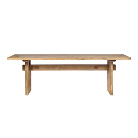 Brandy Outdoor Dining Table-92" - Reclaimed Natural FSC