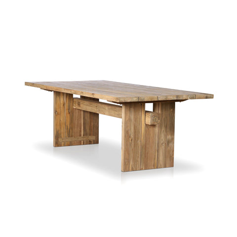 Brandy Outdoor Dining Table-92" - Reclaimed Natural FSC