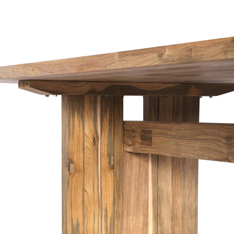 Brandy Outdoor Dining Table-92" - Reclaimed Natural FSC