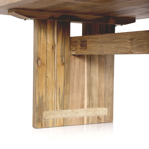 Brandy Outdoor Dining Table-92" - Reclaimed Natural FSC