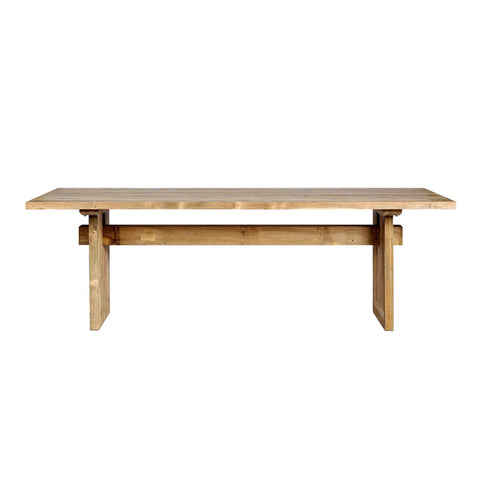 Brandy Outdoor Dining Table-92" - Reclaimed Natural FSC