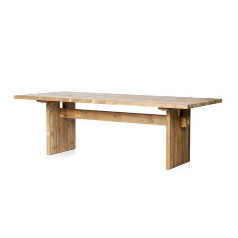 Brandy Outdoor Dining Table-92" - Reclaimed Natural FSC