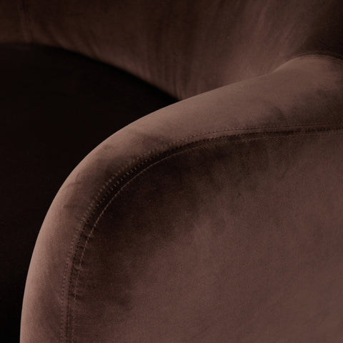 Julius Swivel Chair - Surrey Cocoa