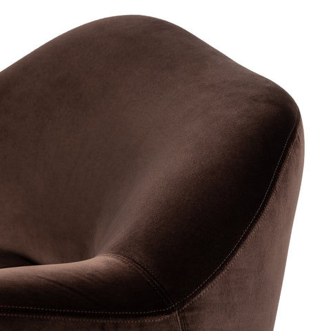 Julius Swivel Chair - Surrey Cocoa